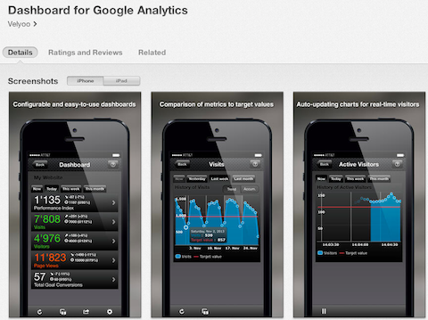 google analytics app