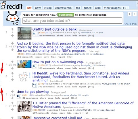 multireddit sidebar bar