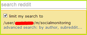 multireddits search bar