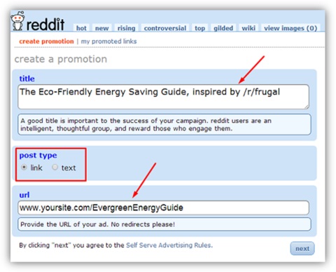 naming reddit ads