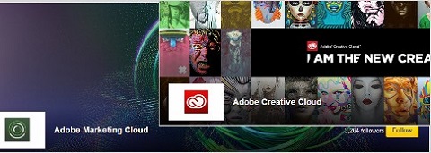 Adobe showcase page