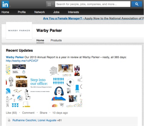 warby parker report