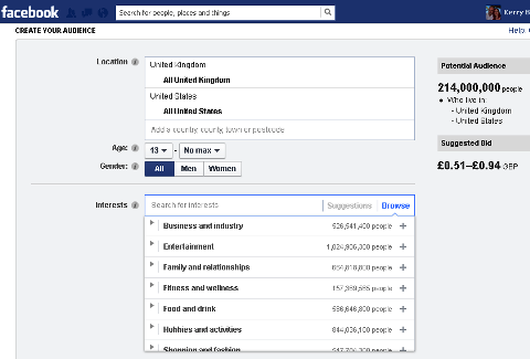 facebook audience