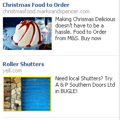 facebook sidebar ad