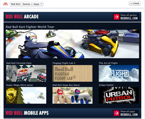 red bull sharable games