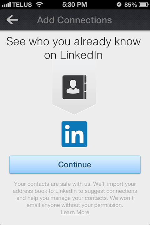 linkedin mobile app