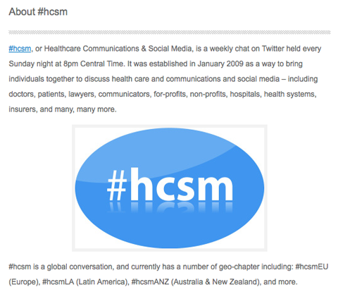 hcsm chat description