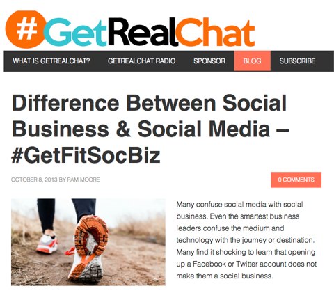 get real chat blog