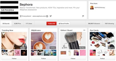 sephora on pinterest