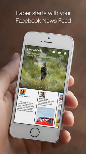 facebook paper update