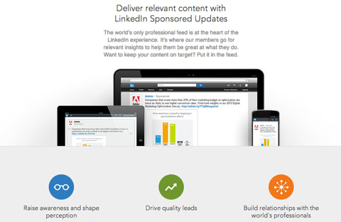 linkedin sponsored updates