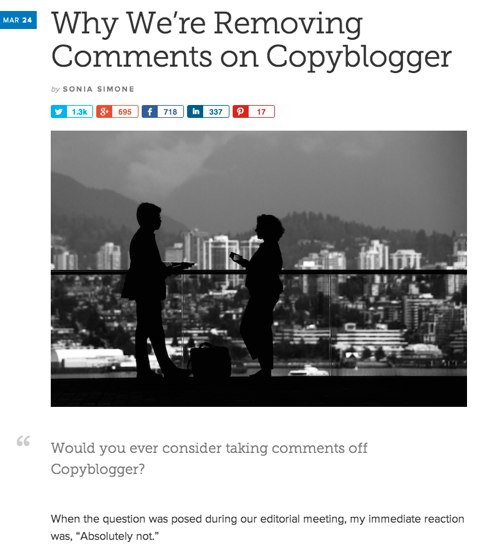 copyblogger remove comments