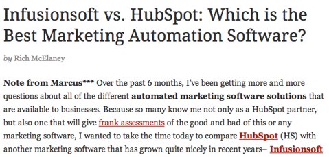 infusionsoft vs hubspot