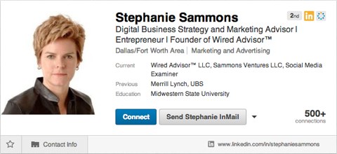 stephanie sammons linkedin profile