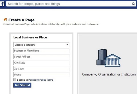 facebook business page creation