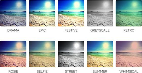 photo filter examples