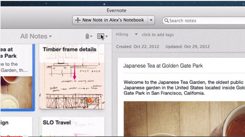 evernote video gallery