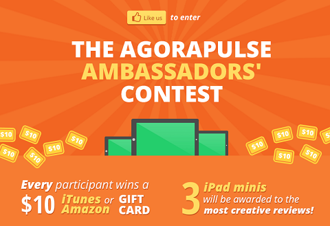 agorapulse contest graphic