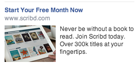 scribd facebook ad