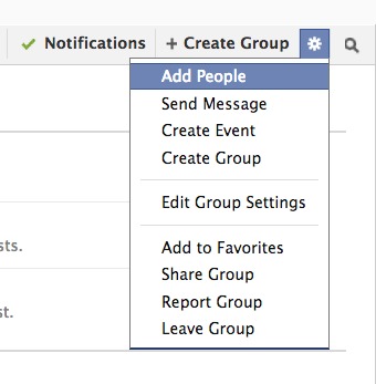 add people to facebook group