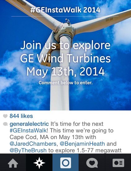 general electric instagram contest