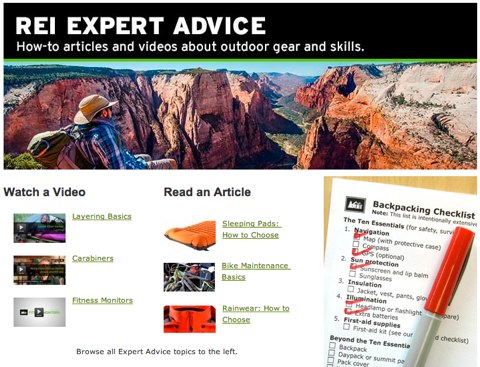 rei expert advice