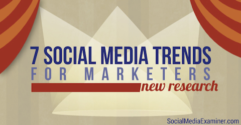 social media trends for marketers