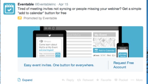eventable promoted tweet
