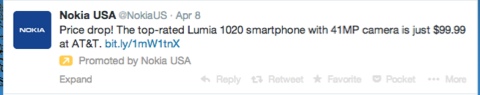 nokiaus promoted tweet