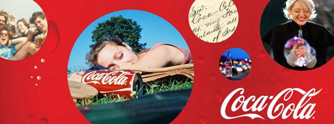 coca-cola facebook cover image