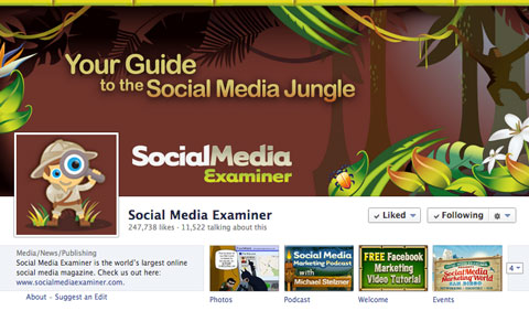 social media examiner facebook page