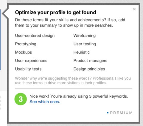 optimize linkedin profile