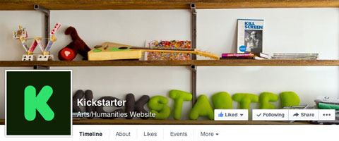 kickstarter facebook cover image