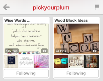 pick your plum pinterest boards