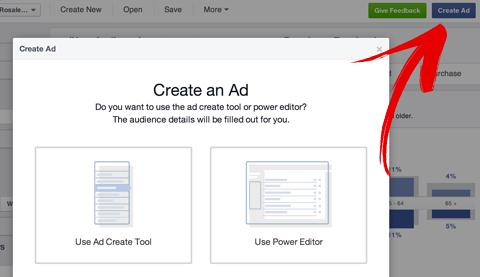 create a facebook ad popup