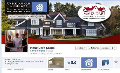 facebook page cover image with call to action placement