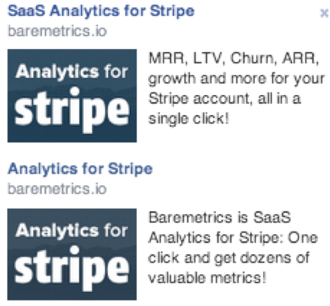 baremetrics ad comparison