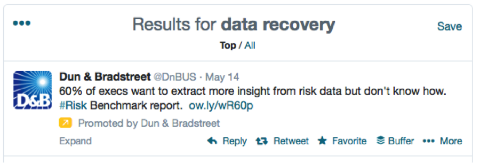 dun & bradstreet promoted tweet