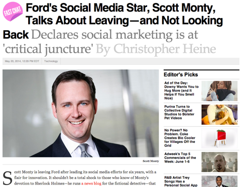 adweek interview with scott monty