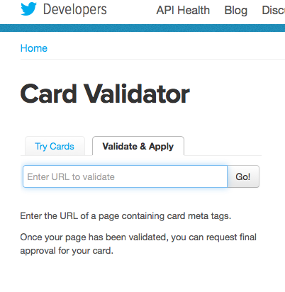 twitter card validator