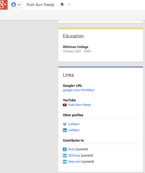 contributor links on google plus