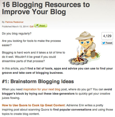 common blog topics