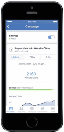 manage facebook ads mobile