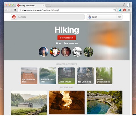 pinterest specialized interests
