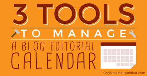 editorial calendar tools