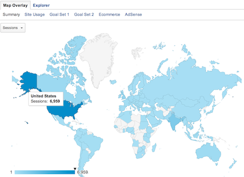 google analytics map overlay