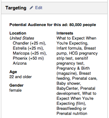 facebook ad targeting