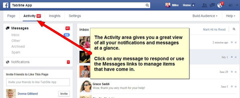 activity section