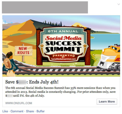 smss14 facebook ad