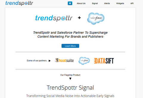 trendspottr website capture